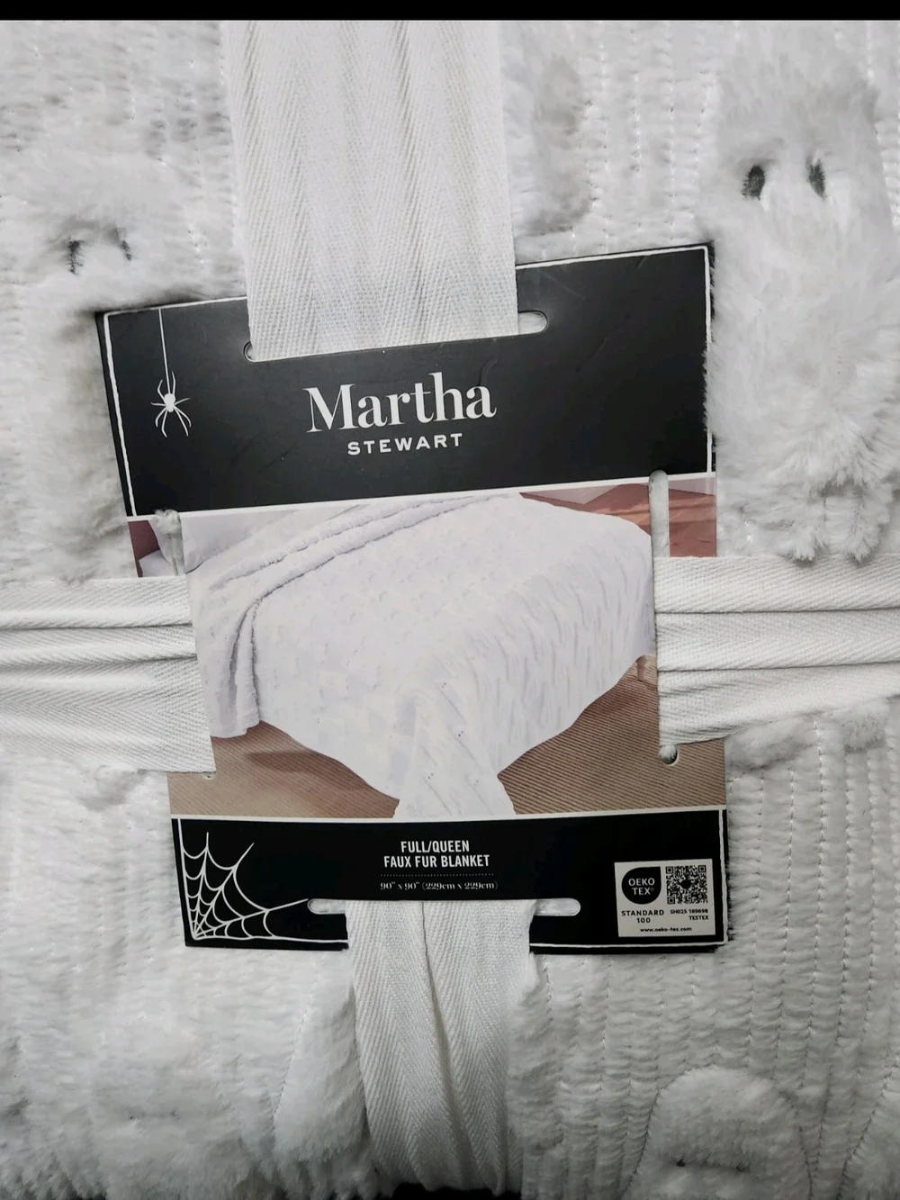 Martha Stewart Halloween Plush Blanket Soft Luxury Throw Blanket Full/Queen